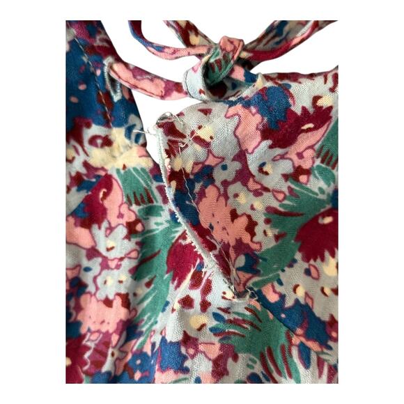 Madewell dress Amalia floral tiered minidress size 0 DEFECT - Picture 6 of 6